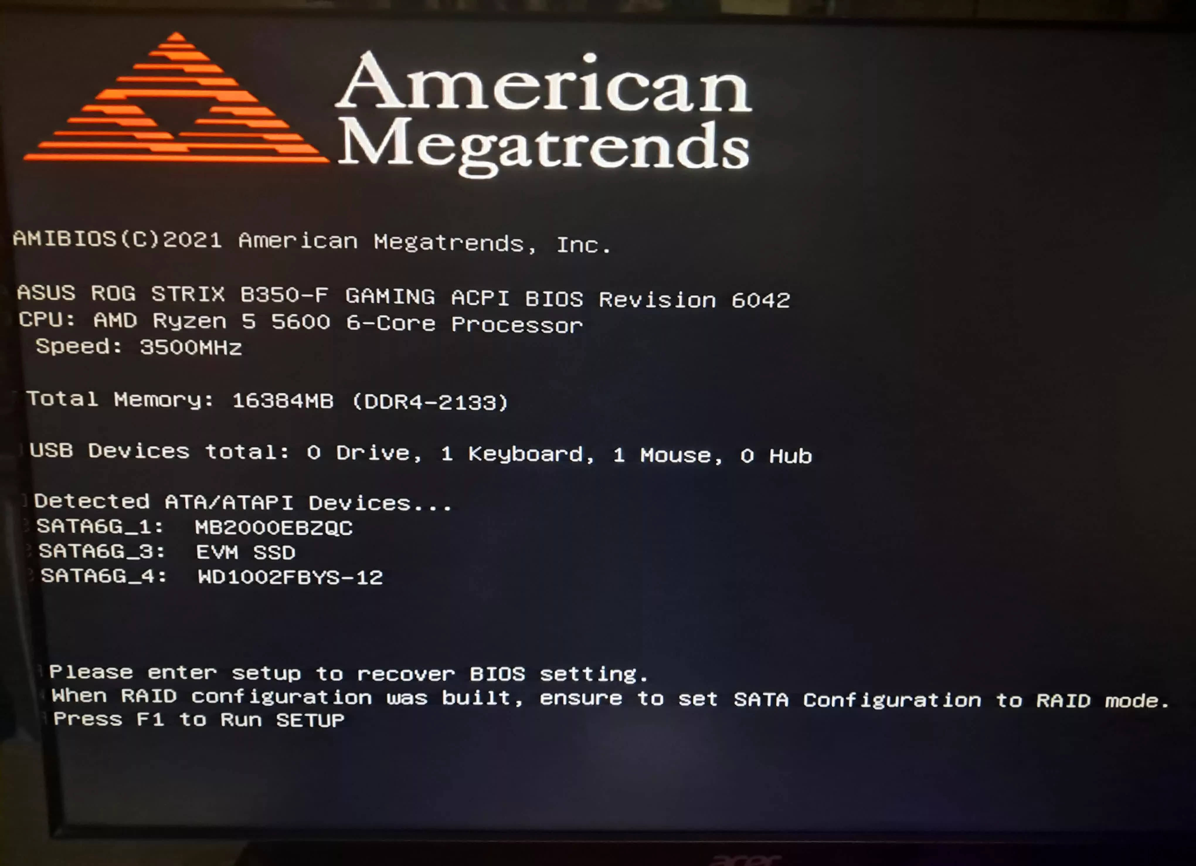 ami post bios